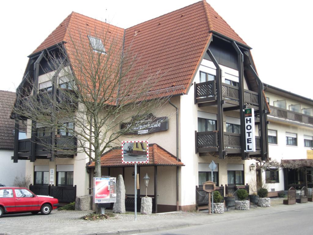 Hotel Waldparkstube Bad Schönborn Esterno foto
